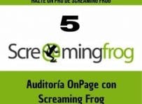 screaming frog auditoria onpage