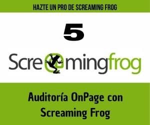 screaming frog auditoria onpage