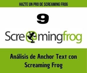 Analisis de Anchors Text con Screaming Frog