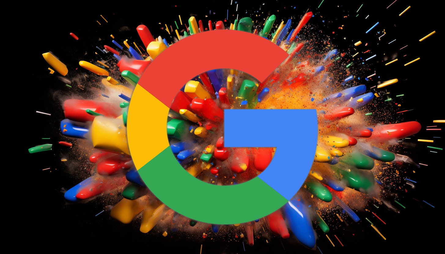 Logotipo de actualización de contenido útil de Google